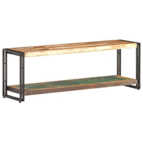 TV ormarić 120 x 30 x 40 cm od masivnog obnovljenog drva - Crna 1 120 cm masivno obnovljeno drvo Cijena