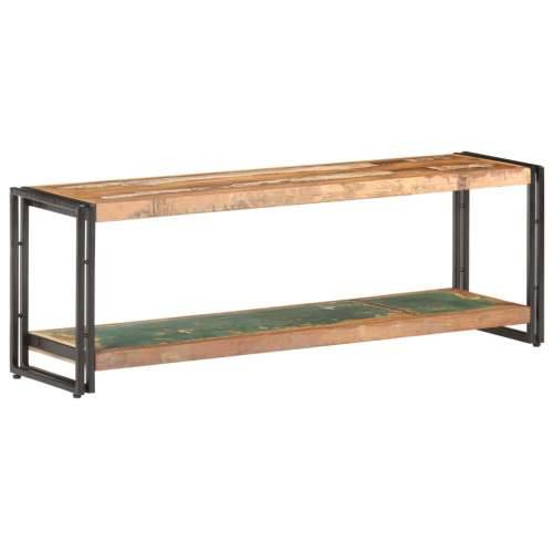 TV ormarić 120 x 30 x 40 cm od masivnog obnovljenog drva - Crna 1 120 cm masivno obnovljeno drvo Cijena