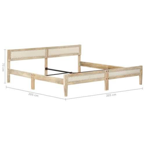 Okvir za krevet od masivnog drva manga 200 cm - 200 x 200 cm Cijena