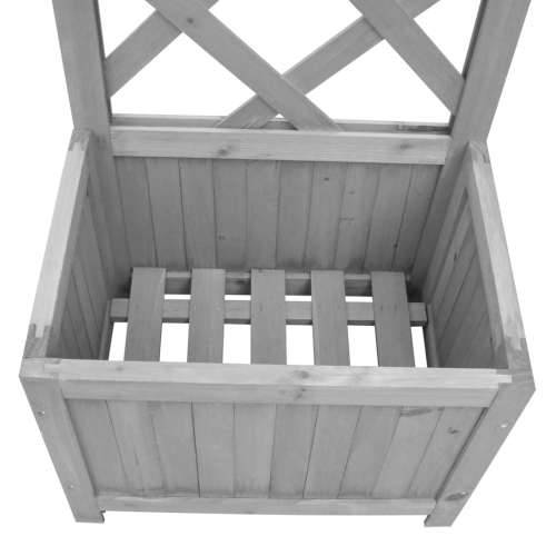 Rešetkasta sadilica 40 x 30 x 135 cm od masivne jelovine - Siva 40 x 30 x 135 cm 1 Cijena