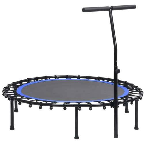 Trampolin za vježbanje s ručkom i sigurnosnim jastučićem 122 cm - 122 cm 1 Sa sigurnosnim jastučićima Okruglo Cijena