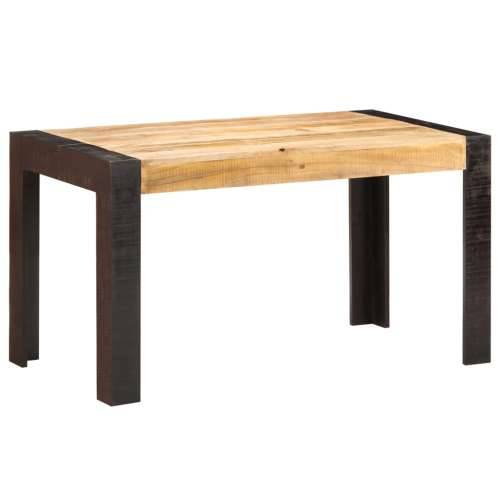 Blagovaonski stol 140x70x76 cm od masivnog grubog drva manga - Svjetlosmeđa 140 x 70 x 76 cm 1 Cijena