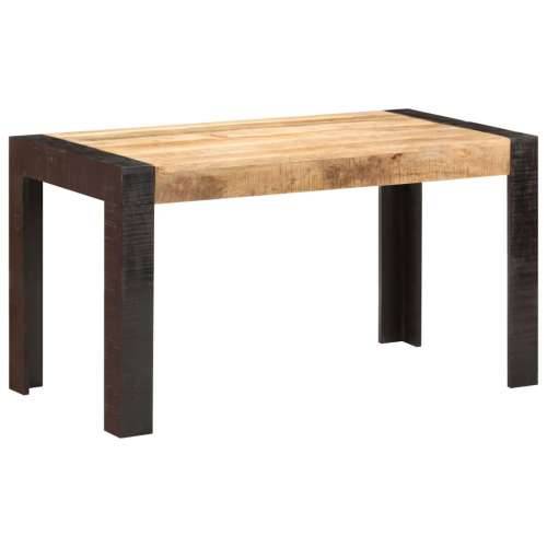 Blagovaonski stol 140x70x76 cm od masivnog grubog drva manga - Svjetlosmeđa 140 x 70 x 76 cm 1 Cijena