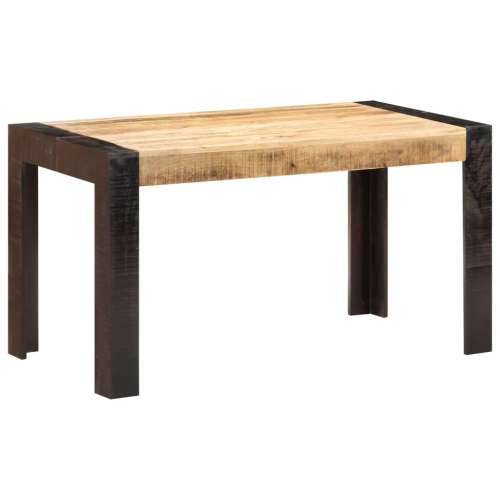 Blagovaonski stol 140x70x76 cm od masivnog grubog drva manga - Svjetlosmeđa 140 x 70 x 76 cm 1 Cijena
