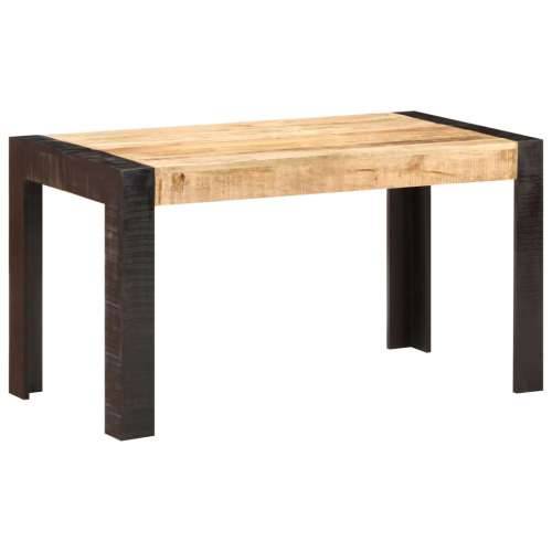 Blagovaonski stol 140x70x76 cm od masivnog grubog drva manga - Svjetlosmeđa 140 x 70 x 76 cm 1 Cijena