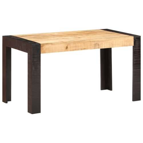 Blagovaonski stol 140x70x76 cm od masivnog grubog drva manga - Svjetlosmeđa 140 x 70 x 76 cm 1 Cijena