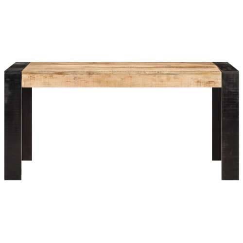 Blagovaonski stol 160 x 80 x 76 cm od masivnog drva manga - Svjetlosmeđa 160 x 80 x 76 cm 1 Cijena
