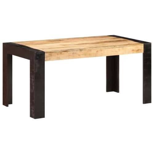 Blagovaonski stol 160 x 80 x 76 cm od masivnog drva manga - Svjetlosmeđa 160 x 80 x 76 cm 1 Cijena