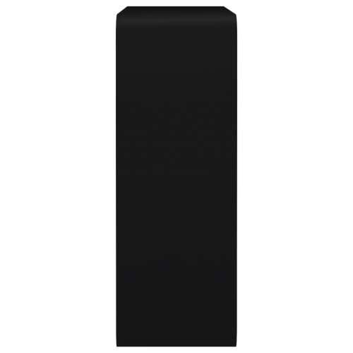 Kockaste zidne police 3 kom crne MDF - Crna 28 x 10 x 28 cm 3 1 Cijena