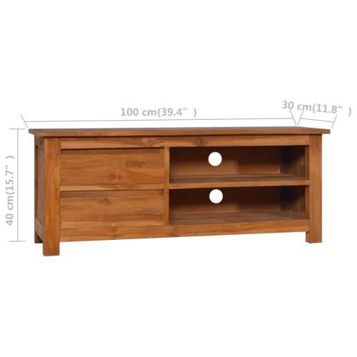 TV ormarić 100 x 30 x 40 cm od masivne tikovine Cijena