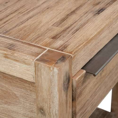 Noćni ormarići s ladicama 2 kom 40x30x48cm masivno drvo bagrema - 2 Cijena