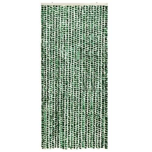 Zastor protiv insekata zeleno-bijeli 90 x 220 cm šenil Cijena