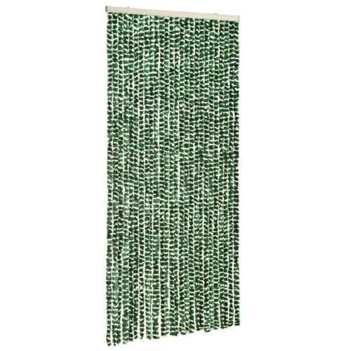 Zastor protiv insekata zeleno-bijeli 100 x 220 cm šenil Cijena