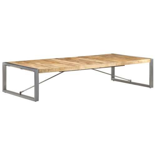 Stolić za kavu 180 x 90 x 40 cm od grubog drva manga Siva 180 x 90 x 40 cm 1 grubo drvo manga Cijena