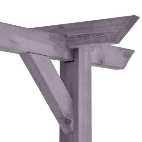 Vrtna pergola siva 400 x 40 x 205 cm od impregnirane borovine - 400 x 40 x 205 cm 1 Cijena