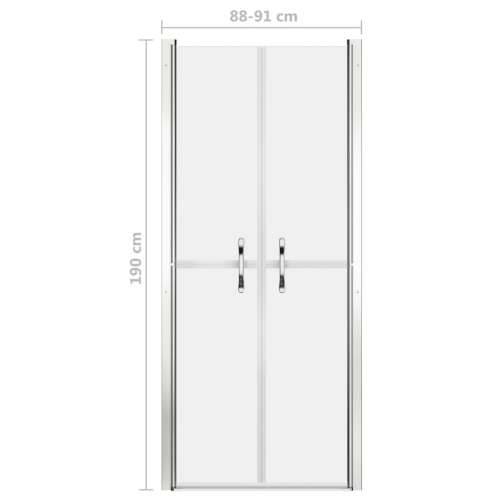 Vrata za tuš-kabinu matirana ESG 91 x 190 cm Cijena