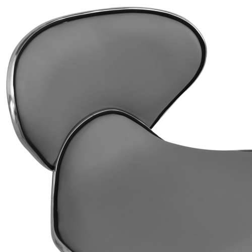 Salonski stolac od umjetne kože sivi Cijena