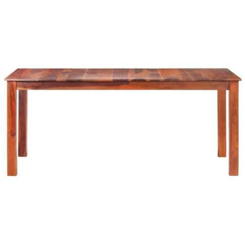Blagovaonski stol 180 x 90 x 76 cm od masivnog drva - Tamno smeđa 180 x 90 x 76 cm 1 Cijena