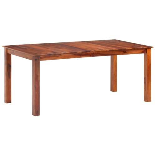 Blagovaonski stol 180 x 90 x 76 cm od masivnog drva - Tamno smeđa 180 x 90 x 76 cm 1 Cijena