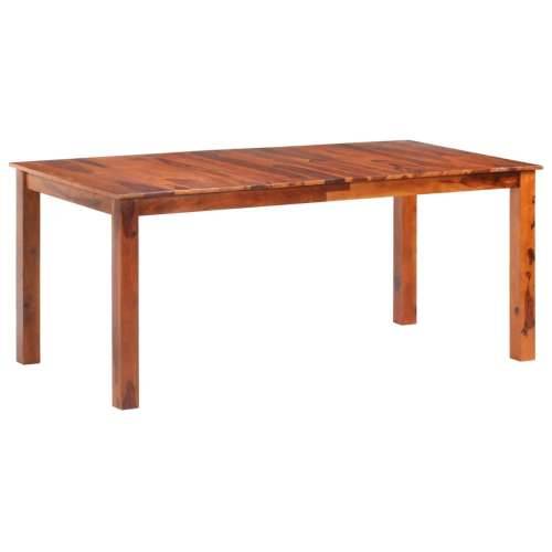 Blagovaonski stol 180 x 90 x 76 cm od masivnog drva - Tamno smeđa 180 x 90 x 76 cm 1 Cijena