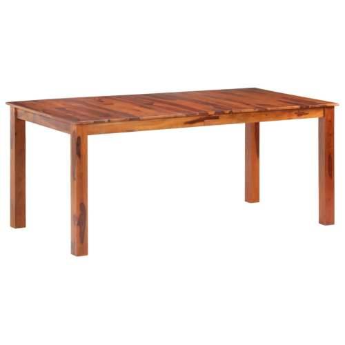 Blagovaonski stol 180 x 90 x 76 cm od masivnog drva - Tamno smeđa 180 x 90 x 76 cm 1 Cijena