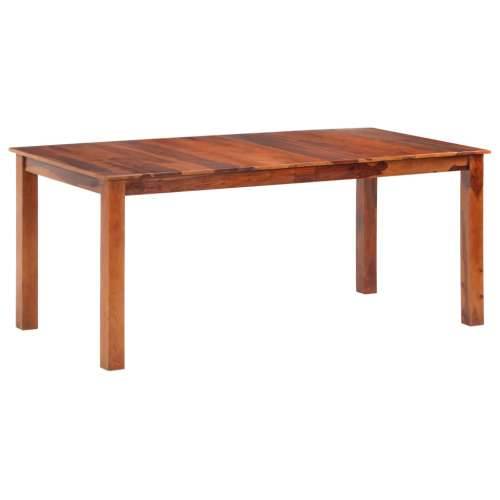Blagovaonski stol 180 x 90 x 76 cm od masivnog drva - Tamno smeđa 180 x 90 x 76 cm 1 Cijena