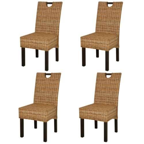 Blagovaonske stolice 4 kom od kubu ratana i drva manga Cijena