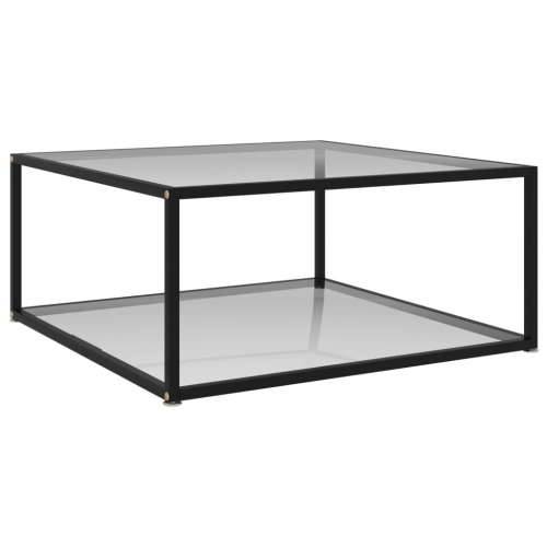 Stolić za kavu prozirni 80 x 80 x 35 cm od kaljenog stakla - *Transparent*an 80 x 80 x 35 cm 1 Cijena