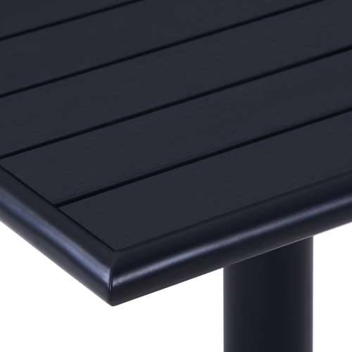 Vrtni stol crni 60 x 60 x 75 cm - 60 x 60 x 75 cm 1 Cijena
