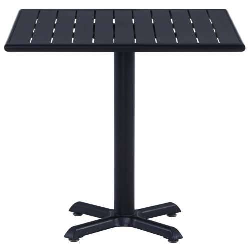 Vrtni stol crni 80 x 80 x 75 cm - 80 x 80 x 75 cm 1 Cijena