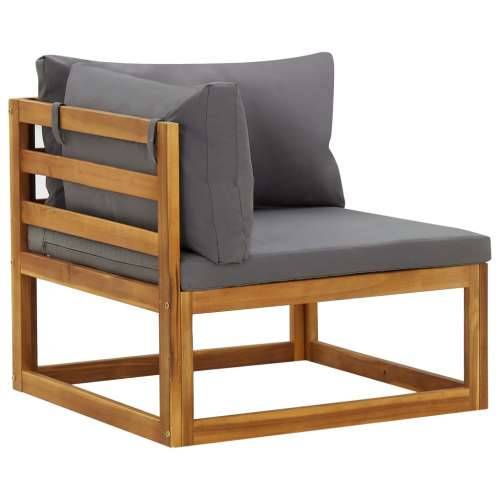 Modularne kutne sofe s jastucima 2 kom tamnosive - Tamno siva 1 Kutna sofa (2 kom) Cijena