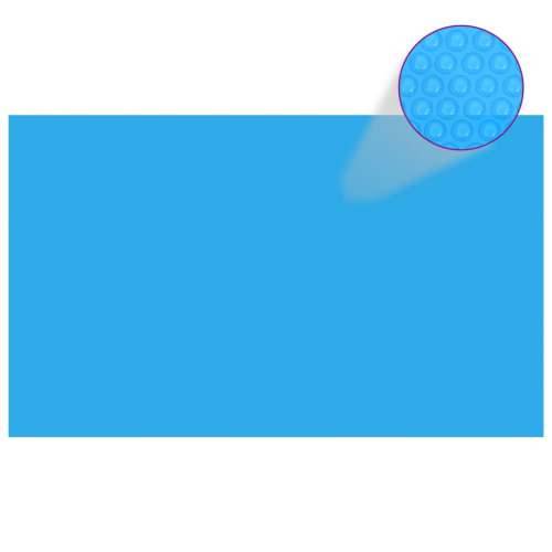 Pravokutni pokrivač za bazen 1000 x 600 cm PE plavi Cijena