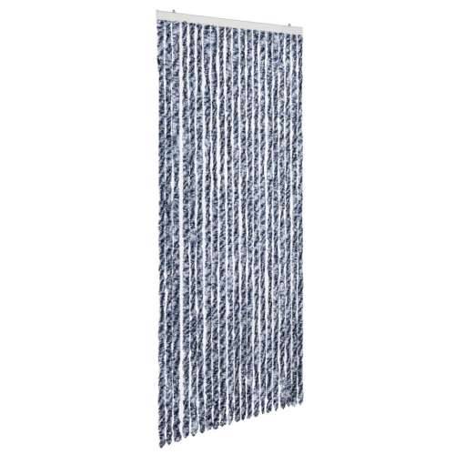 Zastor protiv insekata plavo-bijeli 90 x 200 cm šenil - Plava i bijela 90 x 200 cm Cijena