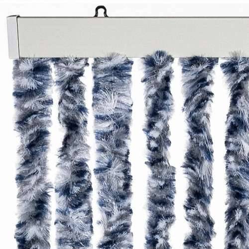 Zavjesa protiv muha - Zastor protiv insekata plavo-bijeli 90 x 200 cm šenil - Plava i bijela 90 x 200 cm Cijena