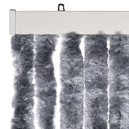 Zastor protiv insekata srebrni 90 x 200 cm šenil - Srebrno 90 x 200 cm Cijena