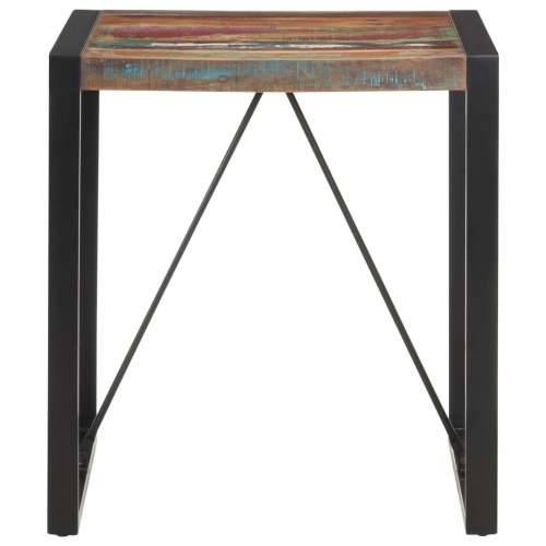 Blagovaonski stol 70 x 70 x 75 cm od masivnog obnovljenog drva - Crna 70 x 70 x 75 cm 1 masivno obnovljeno drvo Cijena