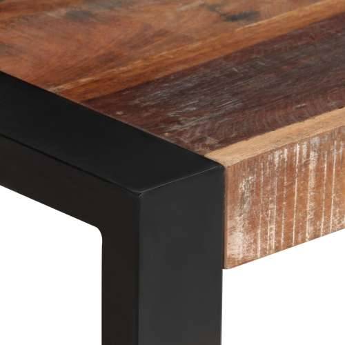 Blagovaonski stol 70 x 70 x 75 cm od masivnog obnovljenog drva - Crna 70 x 70 x 75 cm 1 masivno obnovljeno drvo Cijena