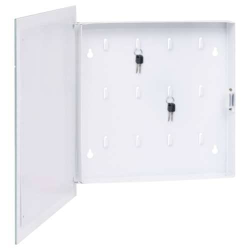 Kutija za ključeve s magnetnom pločom bijela 35 x 35 x 5,5 cm Cijena