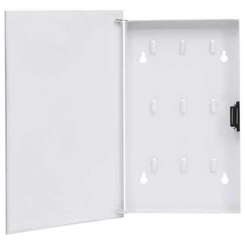 Kutija za ključeve s magnetnom pločom bijela 30 x 20 x 5,5 cm Cijena