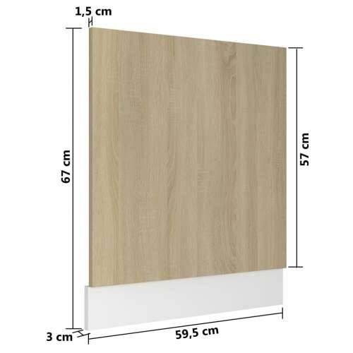 Ploča za perilicu posuđa “Lyon” boja hrasta 59,5x3x67 cm - sonoma hrast 60 x 3 x 67 cm 1 1x dishwasher panel Cijena