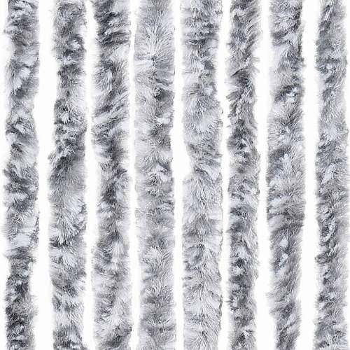 Zastor protiv insekata bijelo-sivi 56 x 200 cm šenil - Bijela i siva 56 x 200 cm Cijena