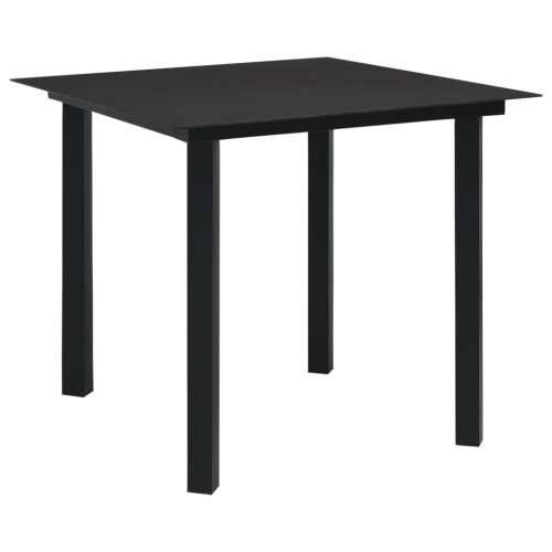 Vrtna garnitura - 3-dijelni vrtni blagovaonski set od PVC ratana crni - 2 Cijena