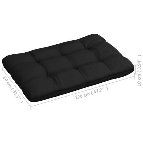Jastuci za sofu od paleta 7 kom crni Cijena