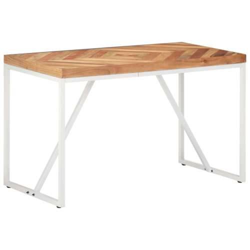 Blagovaonski stol 120 x 60 x 76 cm masivno drvo bagrema i manga - Bijela 120 x 60 x 76 cm 1 Cijena