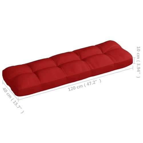 Jastuci za sofu od paleta 7 kom crveni Cijena