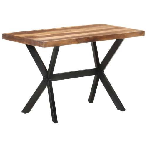 Blagovaonski stol 120 x 60 x 75 cm od masivnog drva s premazom - 120 x 60 x 75 cm 1 Cijena