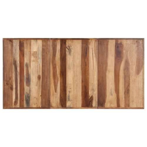 Blagovaonski stol 160 x 80 x 75 cm od masivnog drva s premazom - 160 x 80 x 75 cm 1 Cijena