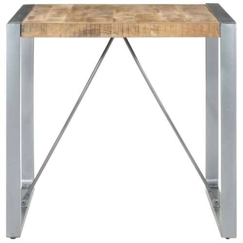 Blagovaonski stol 80 x 80 x 75 cm od grubog drva manga Siva 80 x 80 x 75 cm 1 grubo drvo manga Cijena