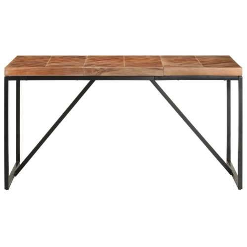Blagovaonski stol 140 x 70 x 76 cm masivno drvo bagrema i manga - Crna 140 x 70 x 76 cm 1 Cijena