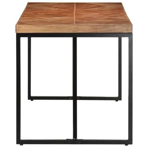 Blagovaonski stol 140 x 70 x 76 cm masivno drvo bagrema i manga - Crna 140 x 70 x 76 cm 1 Cijena